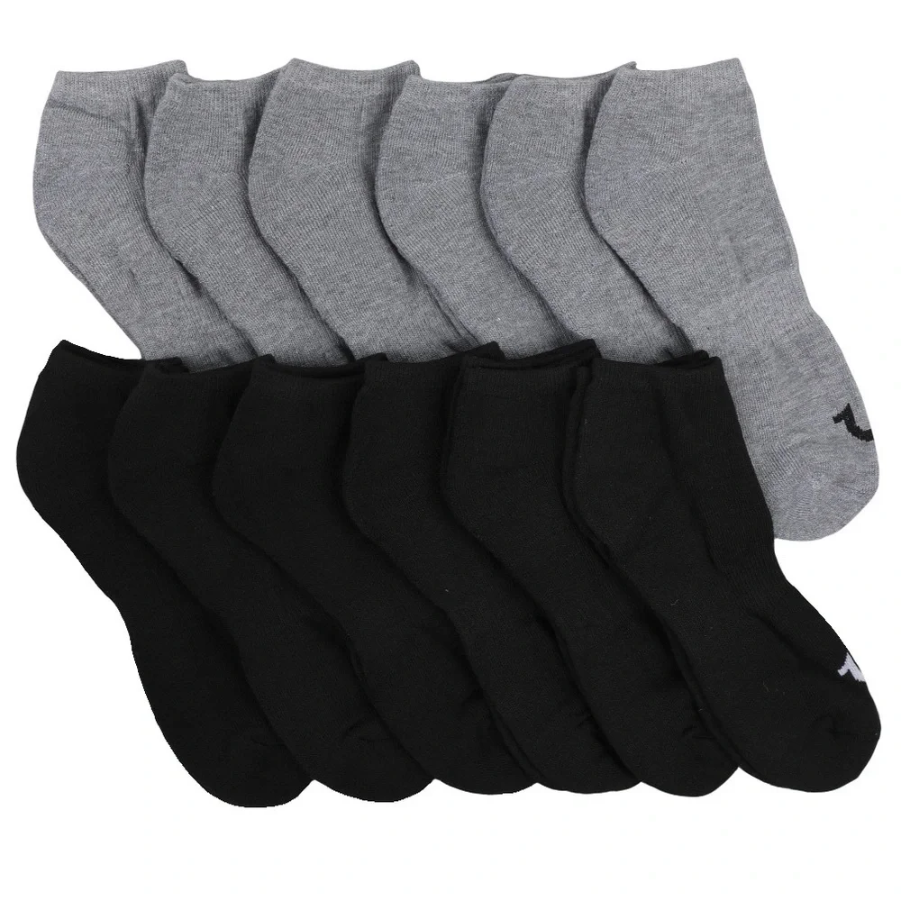 True Religion 12 Pair Half Cushion Low Cuts Athletic Socks